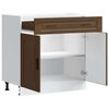 vidaXL Kitchen Base Cabinet&nbsp;Porto Brown Oak Engineered Wood