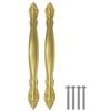 vidaXL Handle 2 pcs Gold M4 x 18 mm Zinc Alloy