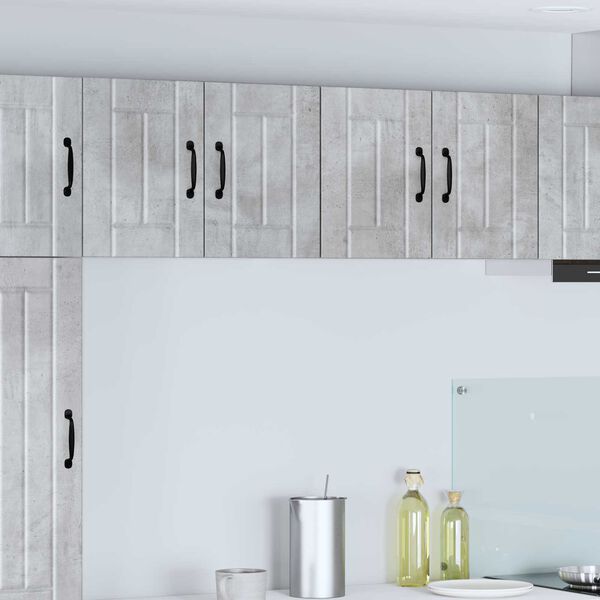 vidaXL Kitchen Wall Cabinet Wall-mounted Concrete Grey 60 x 31 x 40 cm
