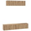 vidaXL TV Cabinet Set 4 pcs Artisan Oak Engineered Wood