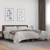 vidaXL Bed Frame without Mattress Brown Oak 200x200 cm