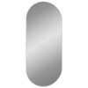 vidaXL Wall Mirror Silver 100x45 cm Oval