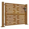 vidaXL Garden Gate 100x75 cm Corten Steel Square Design