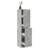 vidaXL Apothecary Cabinet Concrete Grey 40x41x174,5 cm Engineered Wood