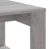 vidaXL Coffee Table Grey Sonoma 102x50x35 cm Engineered Wood