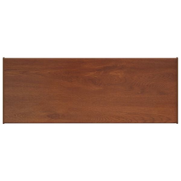 vidaXL Window Sill Brown Wood 100 x 35 x 4.5 cm PVC