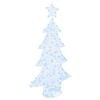 vidaXL Christmas Tree with 160 LEDs Cold white 151 cm Acrylic