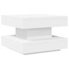 vidaXL Coffee Table 360-Degree Rotatable White 50x50x34.5 cm