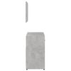 vidaXL Bathroom Furniture Set Concrete Grey Engineered Wood