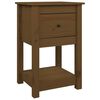 vidaXL Bedside Cabinets 2 pcs Honey Brown 40x35x61.5cm Solid Wood Pine