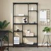 vidaXL Bookshelf Black Oak 99 x 35.5 x 176 cm Engineered Wood