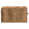 vidaXL Wall-mounted Bedside Cabinets 2 pcs Artisan Oak 35x35x20 cm