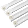 vidaXL Drawer Slide 2 pcs White 300 mm Steel