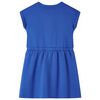 Kids' Dress with Drawstring Cobalt Blue 116