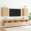 vidaXL TV Wall Cabinet Sonoma Oak 40.5x30x60 cm Engineered Wood
