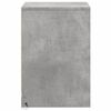 vidaXL Bedside Cabinets with LED Lights 2 pcs Concrete Grey Engineered Wood