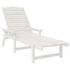 vidaXL Garden Lounge Furniture 3 pcs White 38 x 38 x 46cm Polyethylene