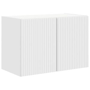 vidaXL TV Wall Cabinet White 59.5 x 31 x 40 cm Engineered Wood