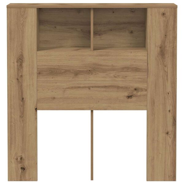 vidaXL Headboard Cabinet Artisan Oak 100x18.5x102.5 cm Engineered Wood