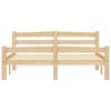 vidaXL Bed Frame without Mattress Solid Pinewood 120x200 cm