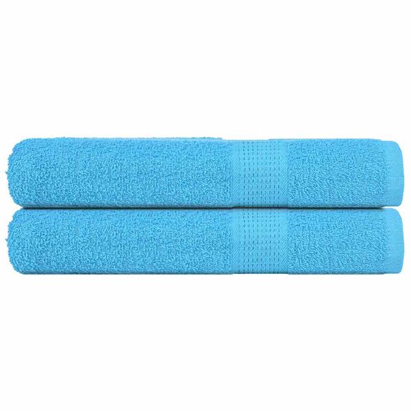 vidaXL Sauna Towels "FROGN" 2 pcs Turquoise 80x200 cm 360 gsm