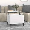 vidaXL Coffee Table White 60x44.5x45 cm Engineered Wood