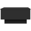 vidaXL Coffee Table Black 60x45x31 cm Engineered Wood