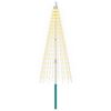 vidaXL Christmas Tree Light with Spike and Flagpole 180 cm 270 LEDs