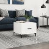 vidaXL Coffee Table High Gloss White 50x50x40 cm Engineered Wood
