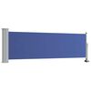 vidaXL Patio Retractable Side Awning 80x300 cm Blue