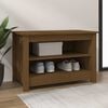 vidaXL Shoe Bench Honey Brown 70x38x45,5 cm Solid Wood Pine