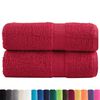 vidaXL Premium Guest Towels SOLUND 2 pcs Red 30x50 cm 600 gsm