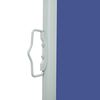 vidaXL Retractable Side Awning 160 x 500 cm Blue