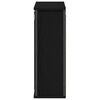 vidaXL Bathroom Wall Cabinet with Mirror Black Oak 50x21x60 cm