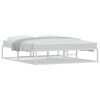 vidaXL Bed Frame without Mattress White 160x200 cm Metal
