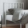 vidaXL Metal Replace Headboard White 75 cm
