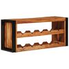 vidaXL Wine Rack Brown 100 x 45 x 33 cm Solid Acacia Wood