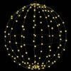 vidaXL Ball with 192 LEDs Warm white 59.5 x 59.5 x 63 cm Metal