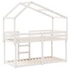 vidaXL Bunk Bed without Mattress White 80x200 cm Solid Wood Pine
