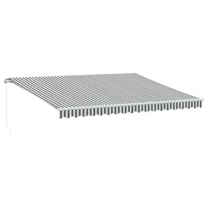 vidaXL Retractable Awning | Anthracite and white