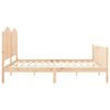 vidaXL Bed Frame without Mattress 200x200 cm Solid Wood Pine
