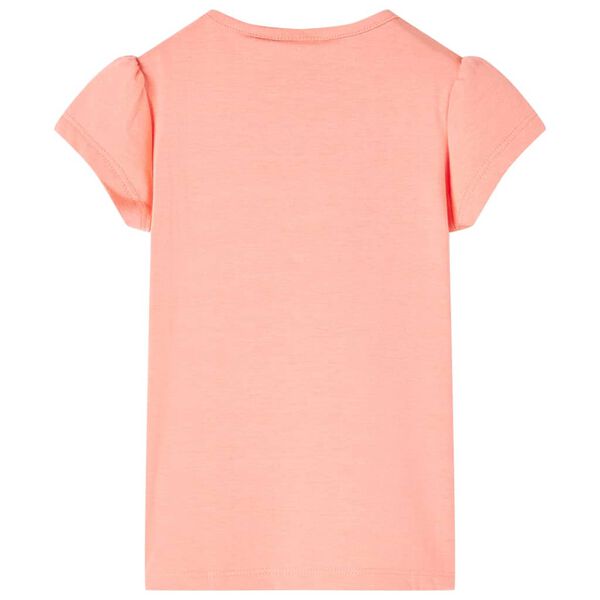 Kids' T-shirt Neon Coral 116