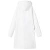 vidaXL Blanket Hoodie White L Fleece and Flannel