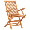 vidaXL 7 Piece Folding Outdoor Dining Set Solid Teak Wood
