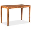 vidaXL Dining Table Solid Wood 118x60x76 cm