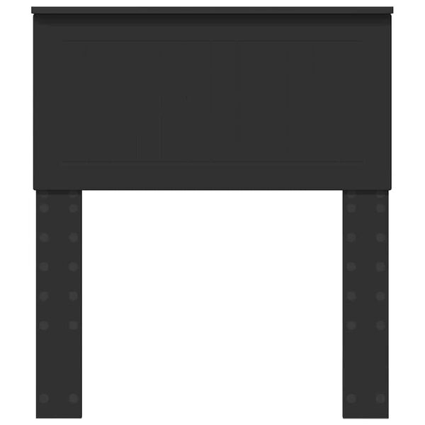 vidaXL Headboard with Headboard Black Oak 75 cm Engineered wood