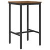 vidaXL Bar Table 52 x 52 x 90 cm Engineered Wood Old Wood Rectangular