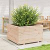vidaXL Garden Planter 80x80x49.5 cm Solid Wood Pine