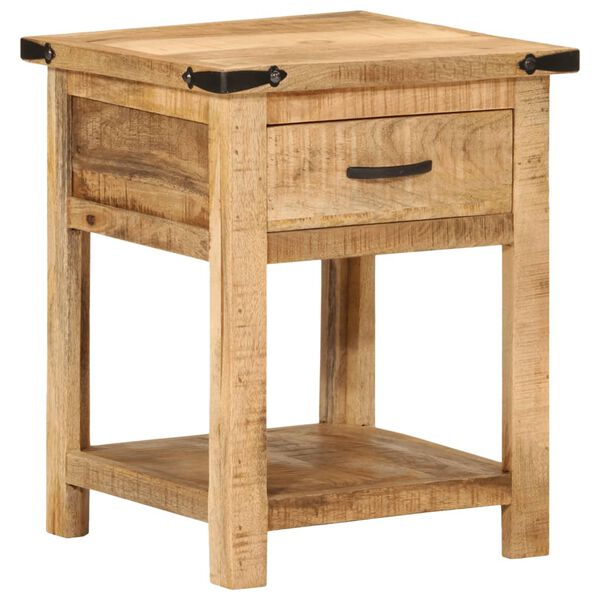 vidaXL Bedside Cabinet 40x40x50 cm Solid Wood Mango