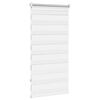 vidaXL Zebra blind 60.9x120 cm Fabric Width 56.7 cm white